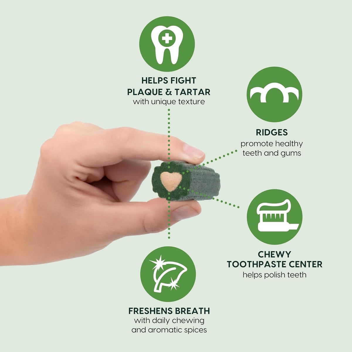 Dental Chew Brushless Pet Toothpaste