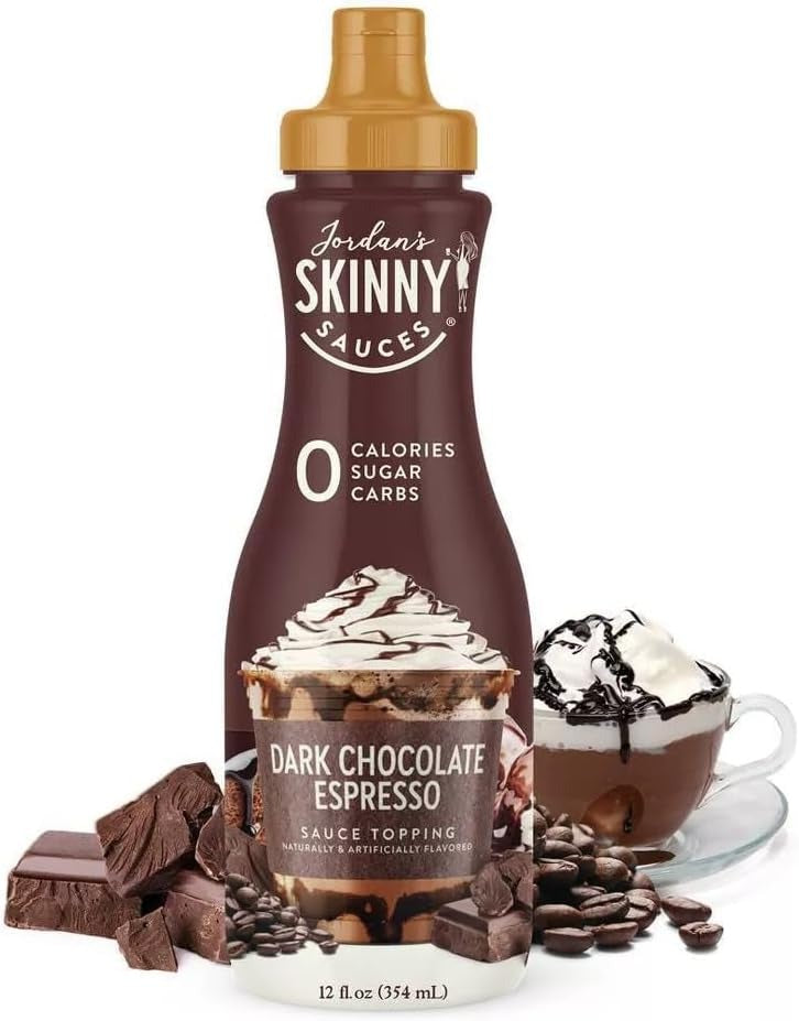 Sugar-Free Dark Chocolate Espresso Sauce Topping