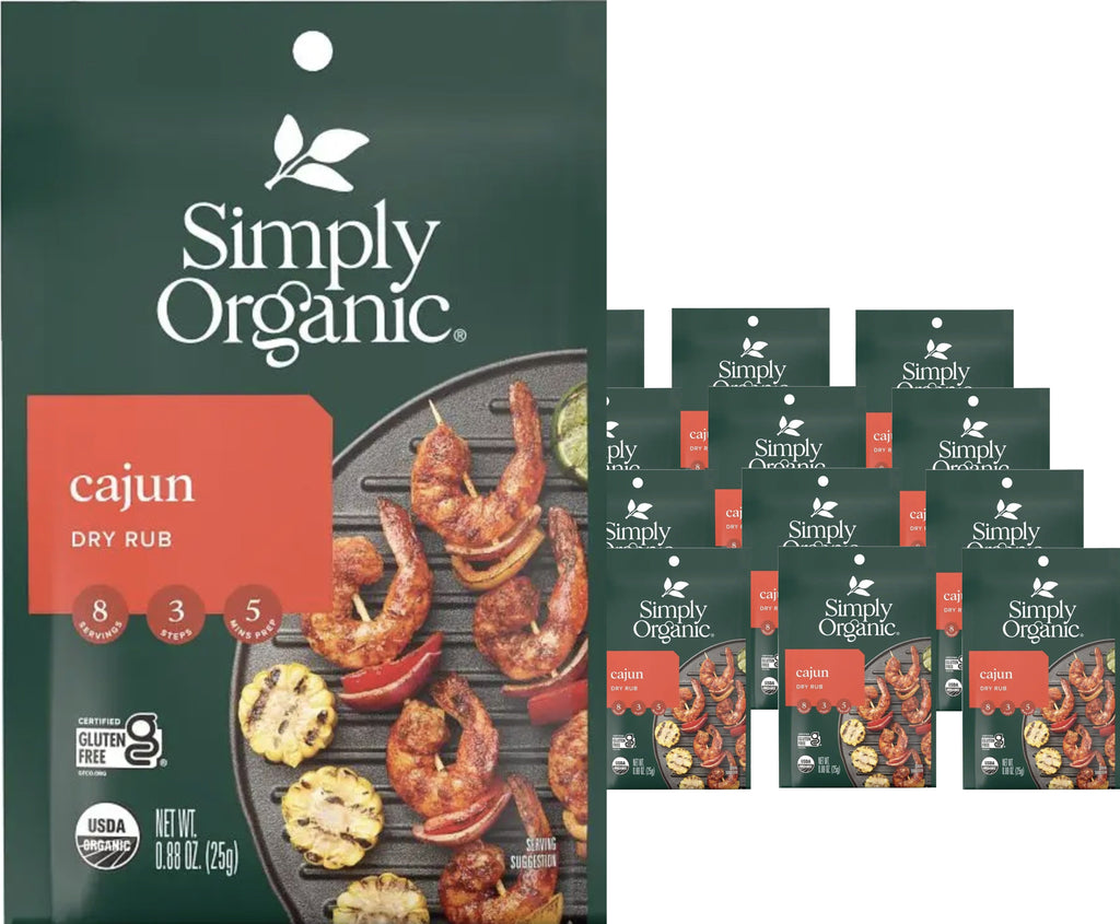 Organic Cajun Dry Rub (12 Pack)