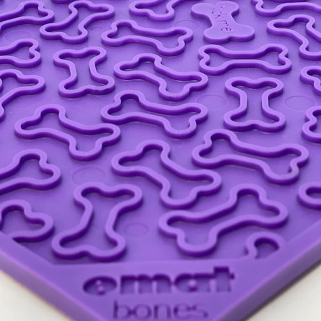 Bones eMat – Durable Dog Lick Mat Feeder