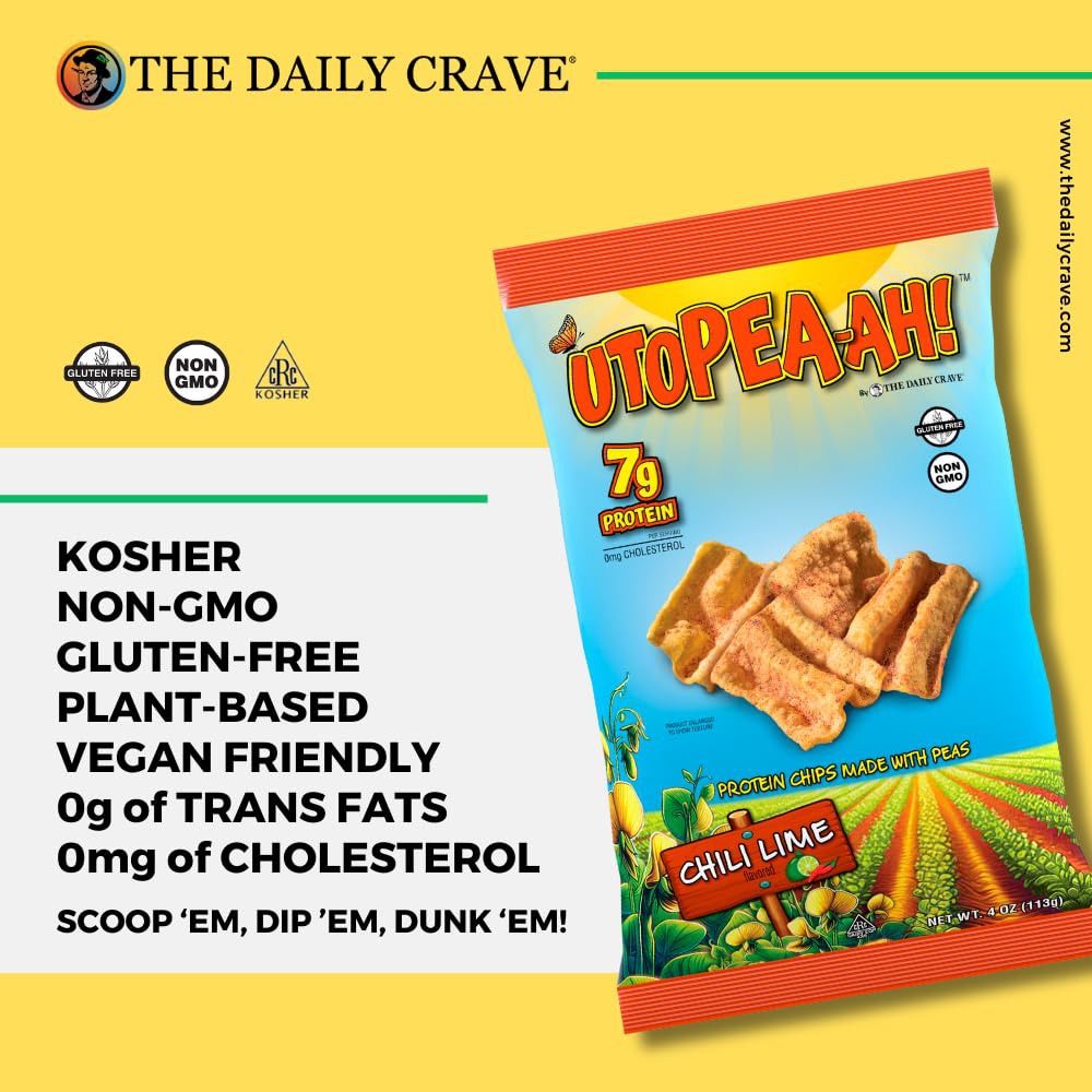 Utopeah-ah! Chili Lime Protein Chips