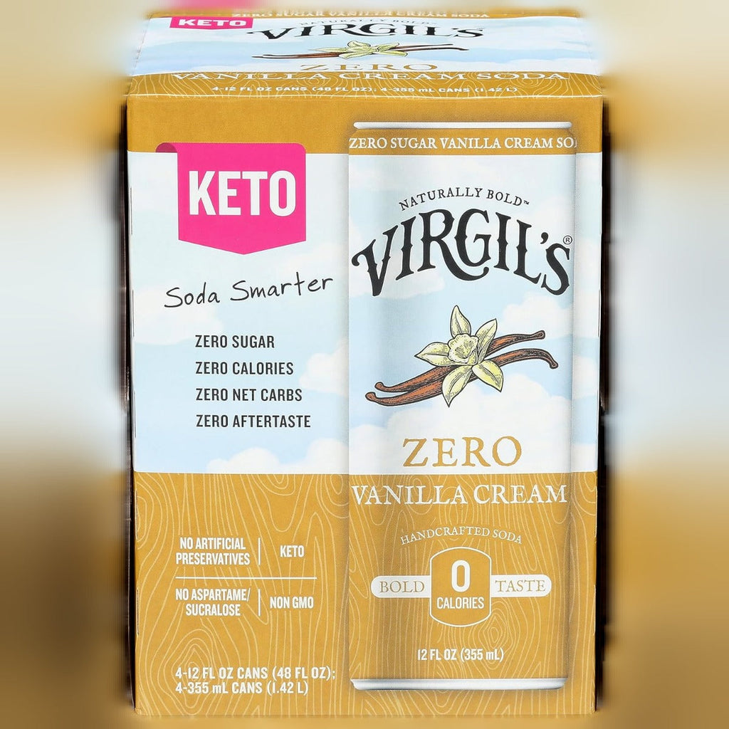Vanilla Cream Zero Sugar (4 Pack)
