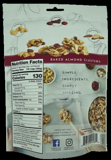 Almond Clusters With Cranberry & Cashews