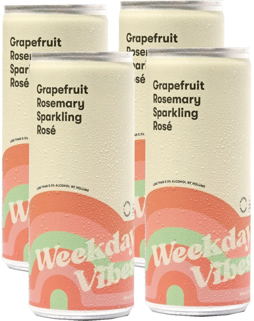 Grapefruit Rosemary Sparkling Rose (4 pack)