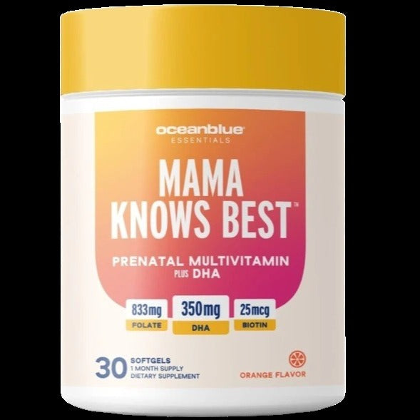 Mama Knows Best Prenatal Multivitamins (30 CT)