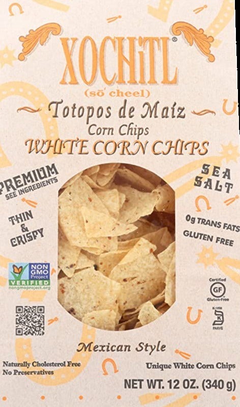 Organic Salted White Corn Chips