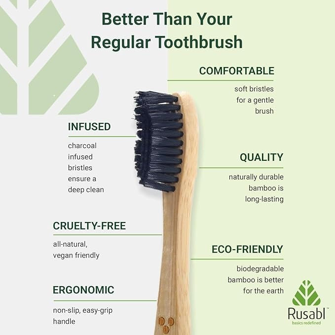 Adult Charcoal Toothbrush