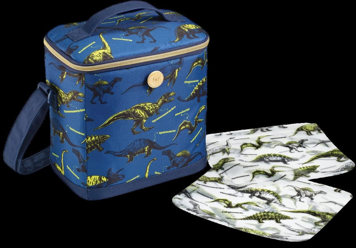 Cypress Repreve Bag - Navy Dinosaur