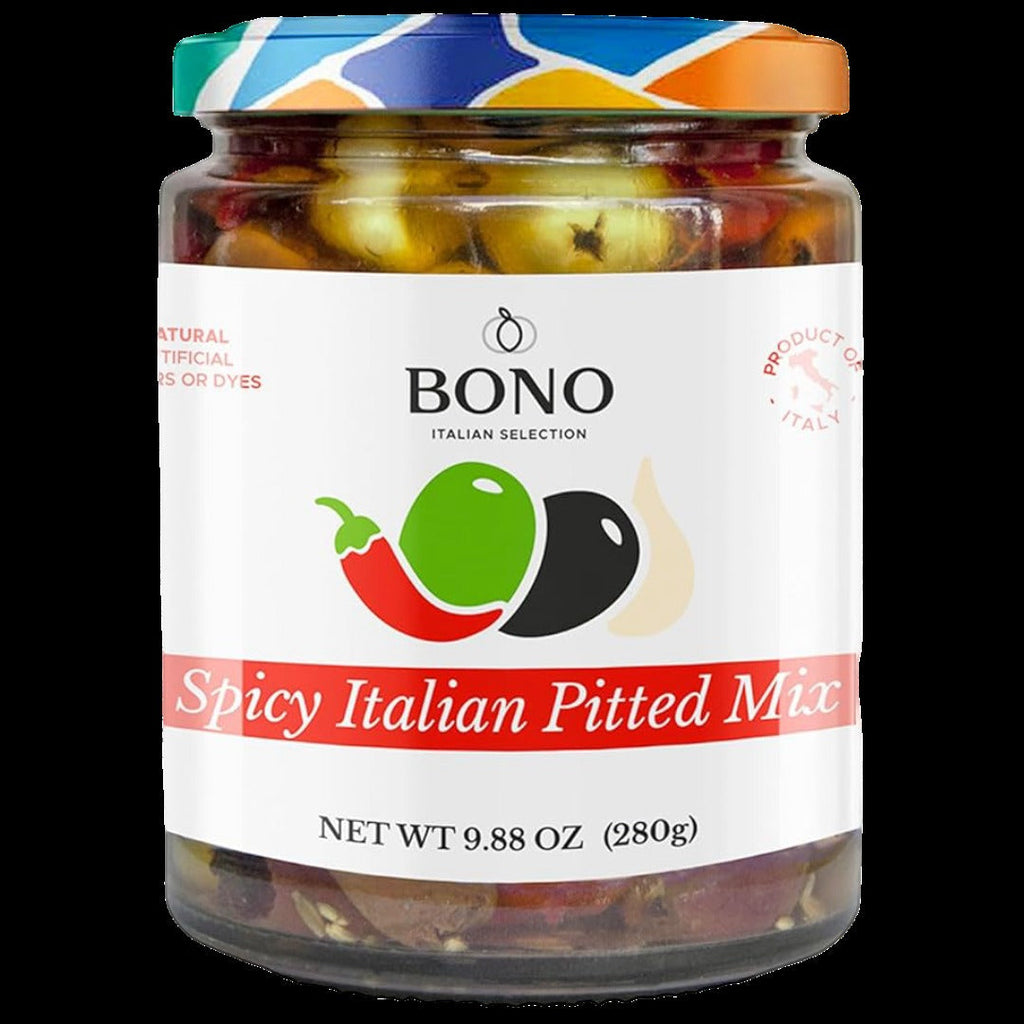 Pitted Spicy Italian Olives