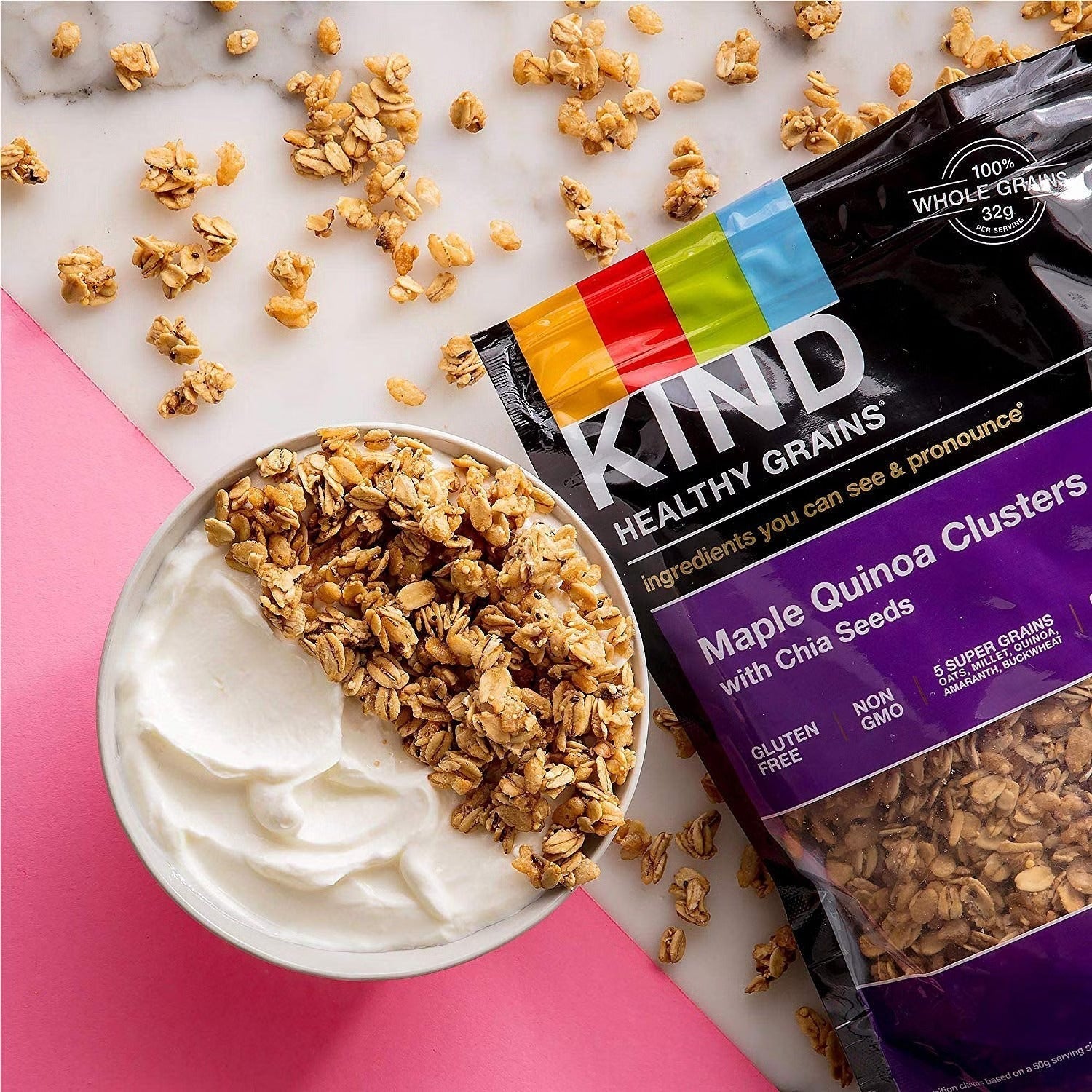 Maple Quinoa with Chia Seeds Granola