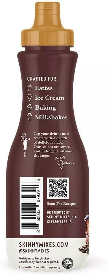 Sugar-Free Dark Chocolate Espresso Sauce Topping