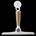 Wipe Out Pivoting Shower Squeegee with Hanging Hook - White