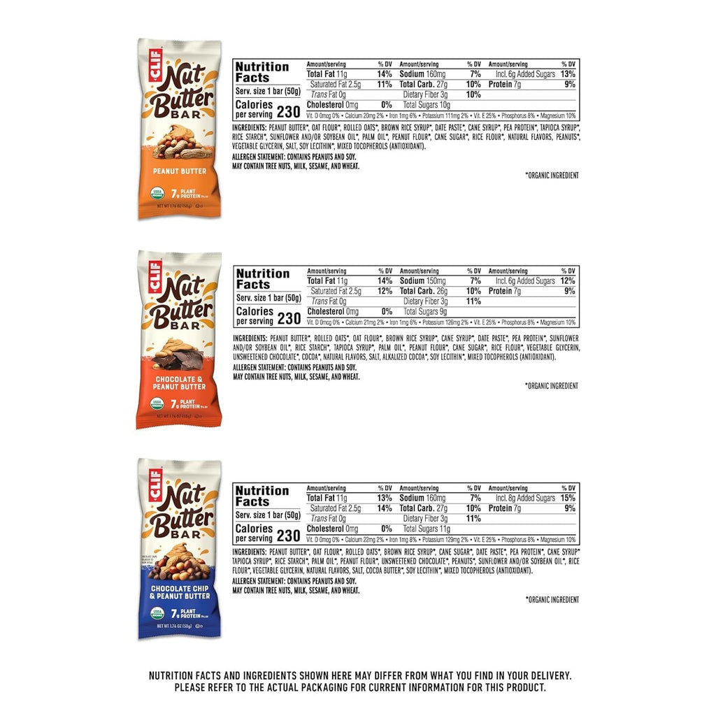 Nut Butter Bar Variety Pack (12 CT)