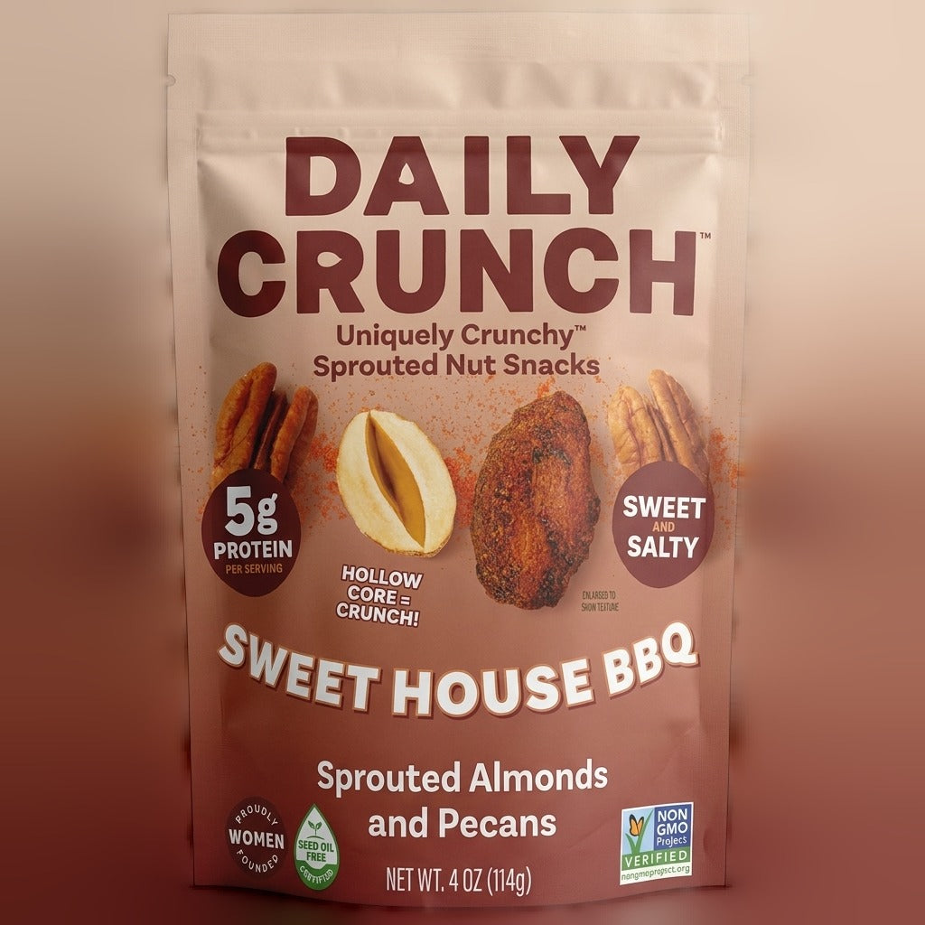 Sweet House BBQ Sprouted Nut Snacks (6 Pack)