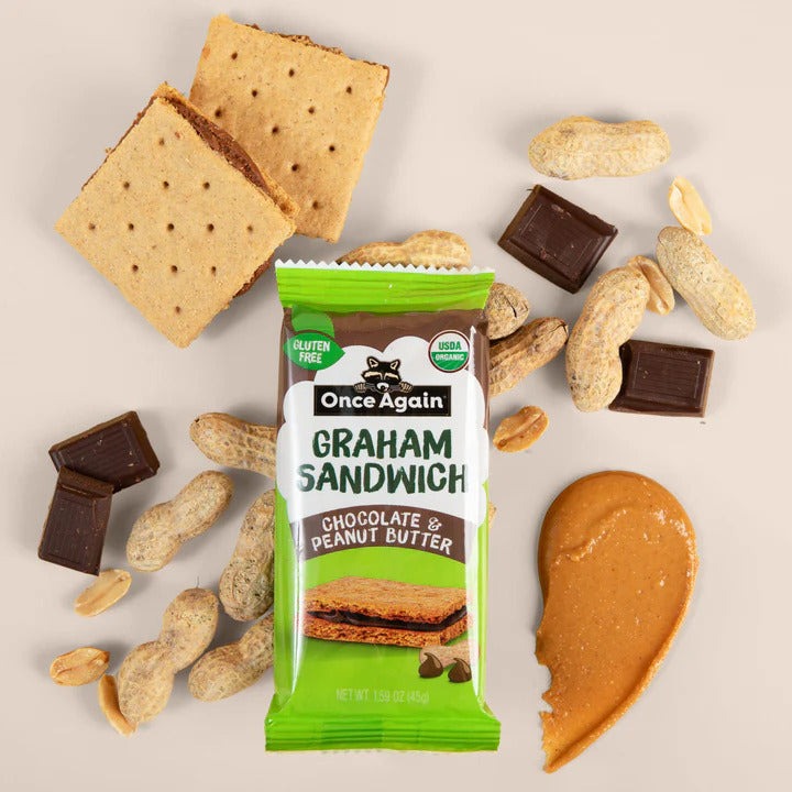 Chocolate Peanut Butter Graham Cracker Sandwiches (12 CT)