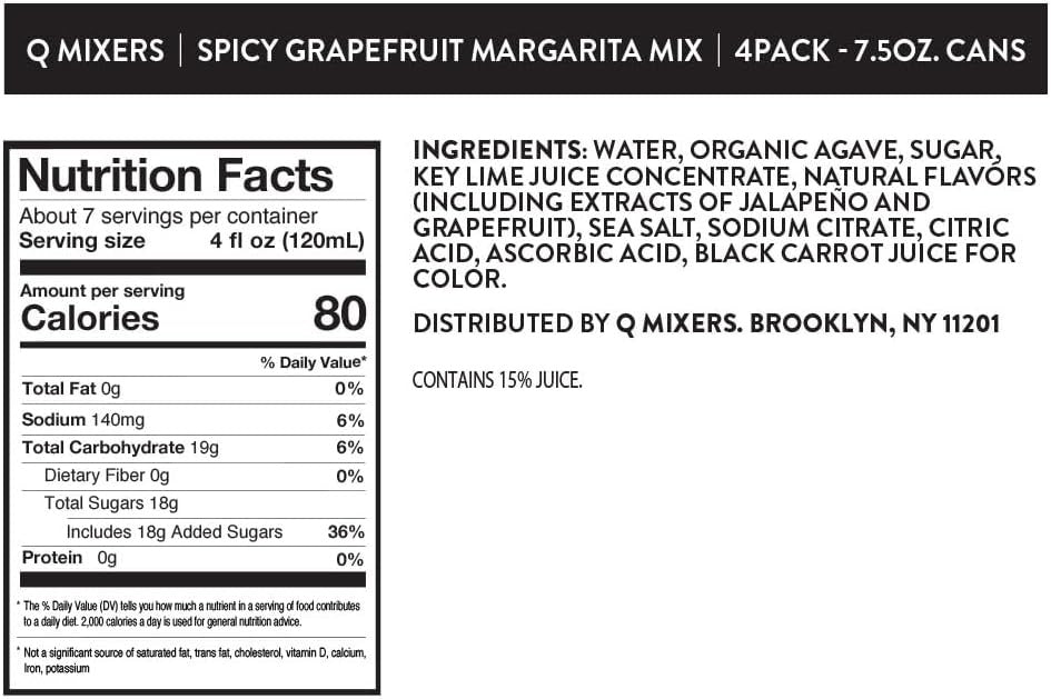 Premium Spicy Grapefruit Margarita Mix (4 Pack)