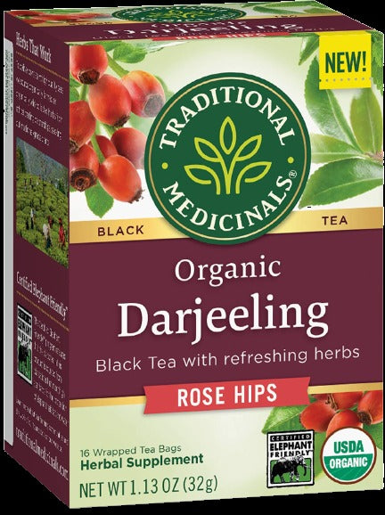 Black Tea Darjeeling Rose Hips 16 Ct