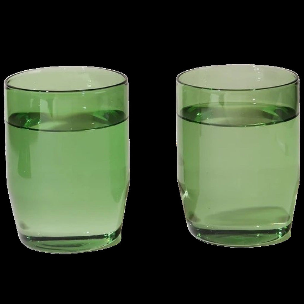 Century Glass Set Of Two (Verde)