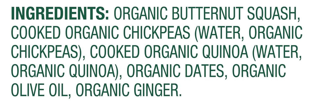 Butternut Chickpea Quinoa and Dates Pouches (12 Pack)
