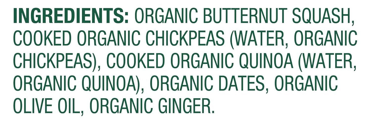 Butternut Chickpea Quinoa and Dates Pouches (12 Pack)