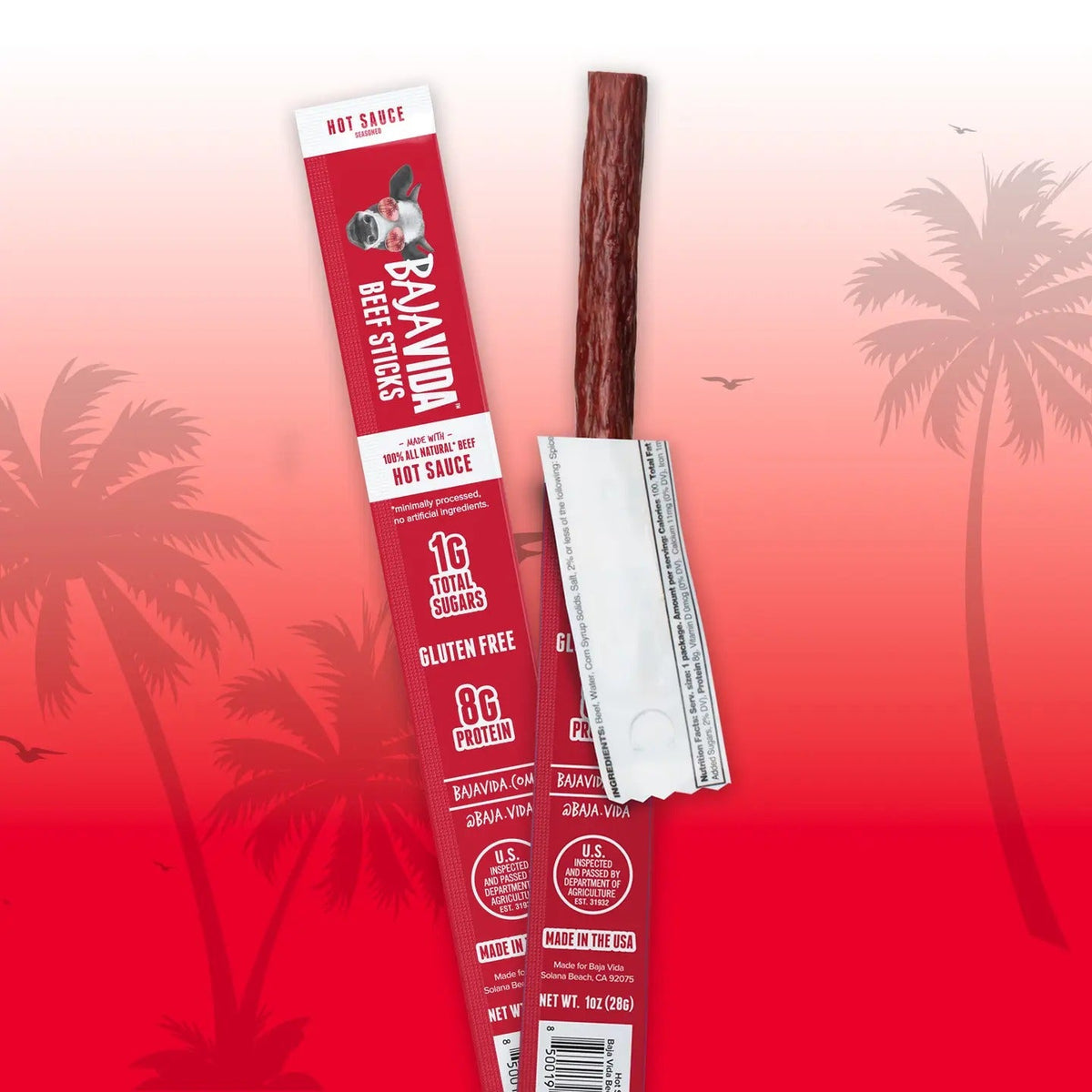 Hot Sauce Beef Stick (16 CT)