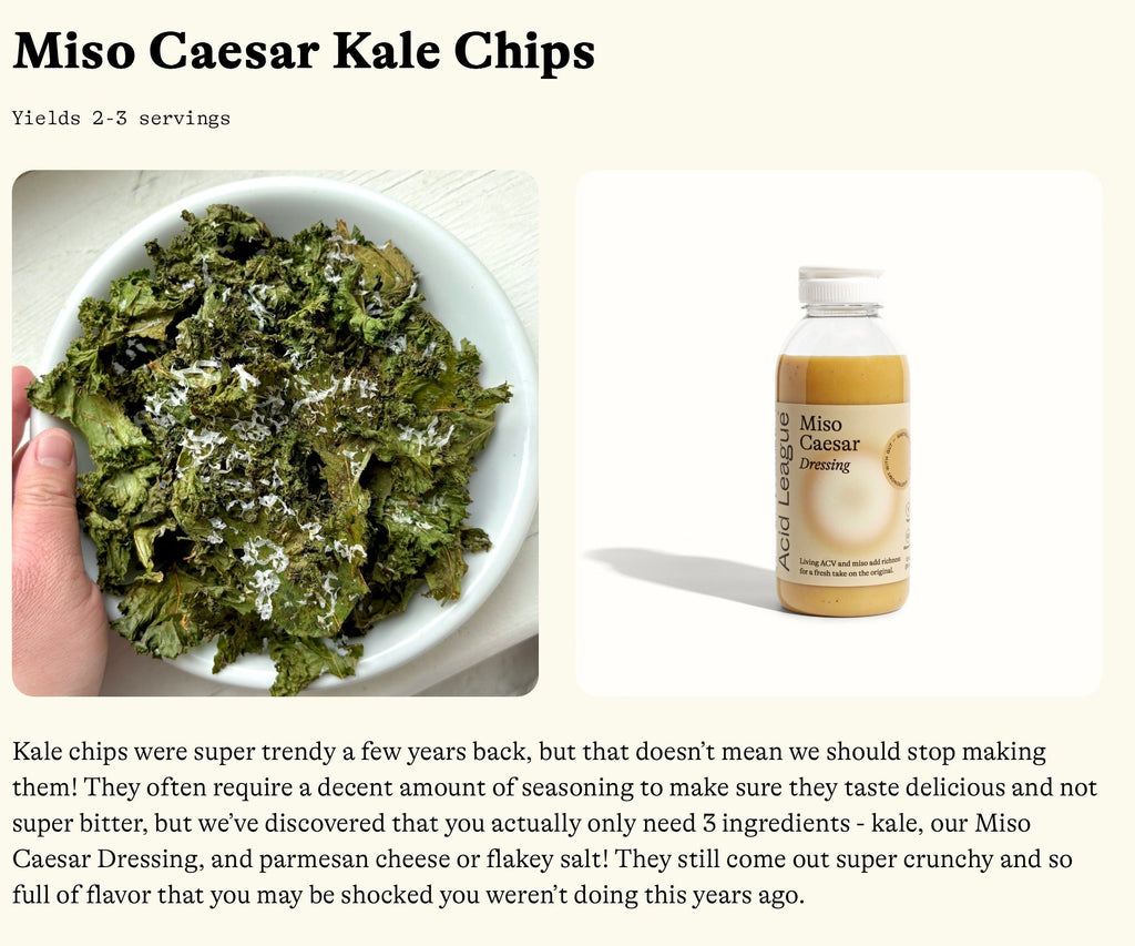 Miso Caesar Dressing