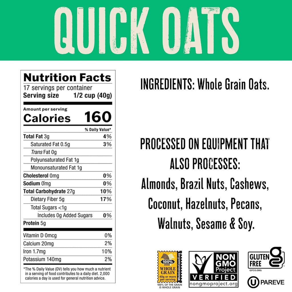 Gluten Free Quick Oats