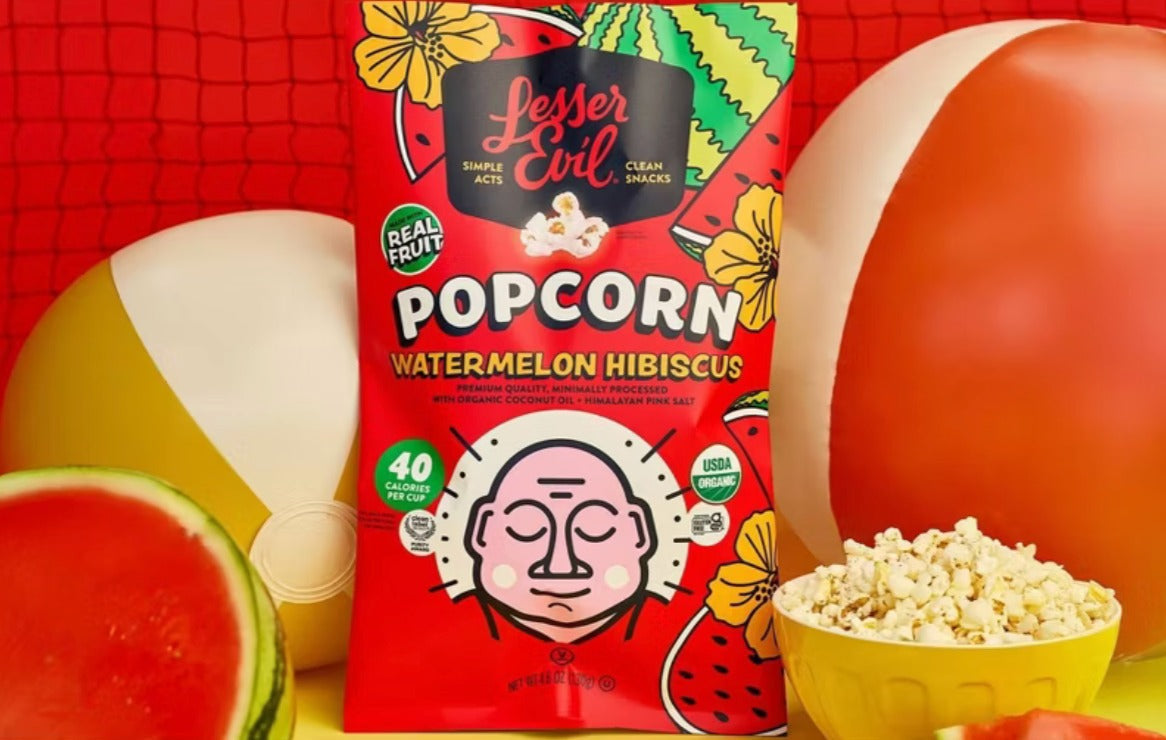 Organic Watermelon Hibiscus Popcorn