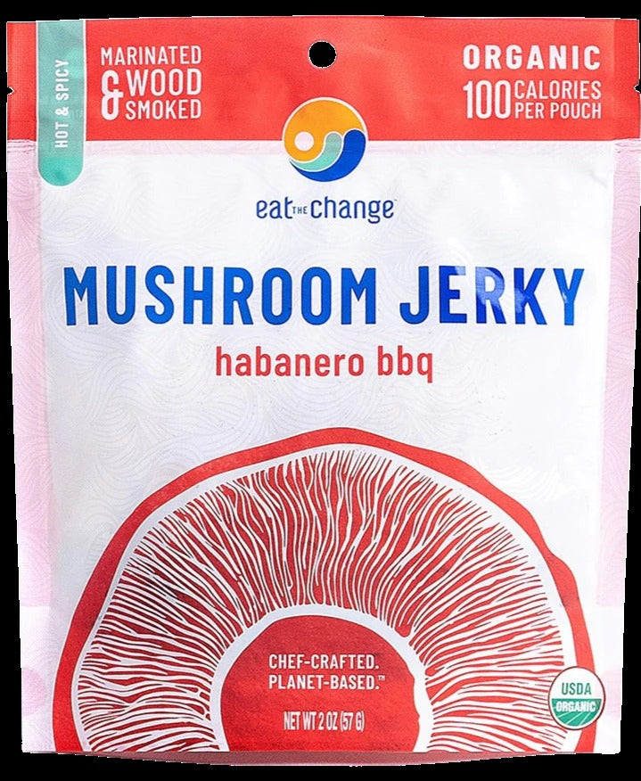 Organic Mushroom Habanero Jerky BBQ