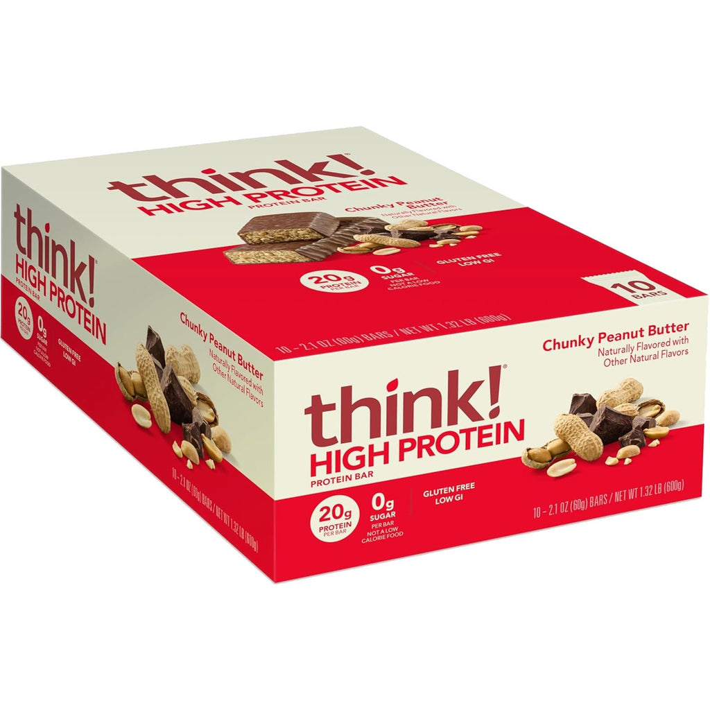 Chunky Peanut Butter Protein Bars (10 CT)