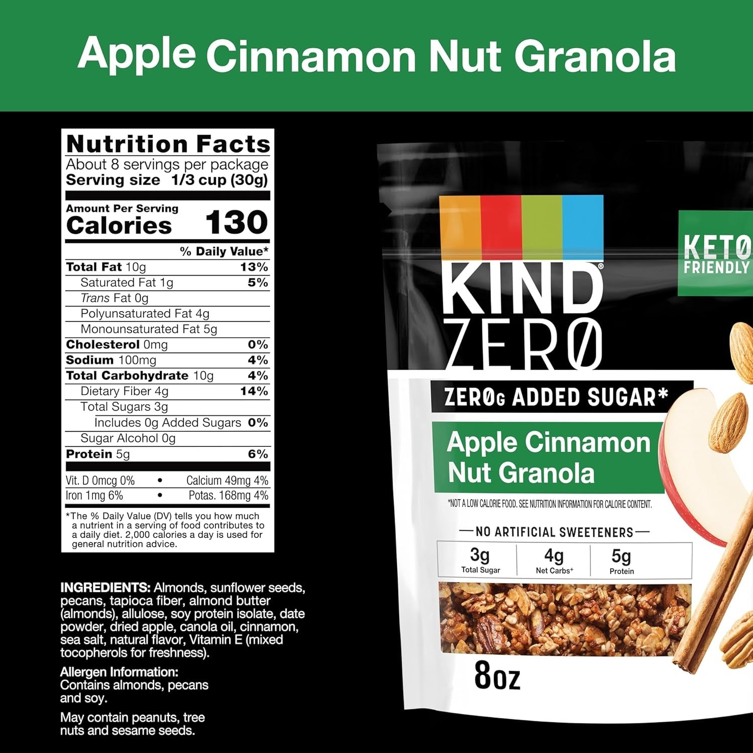 Apple Cinnamon Nut Granola