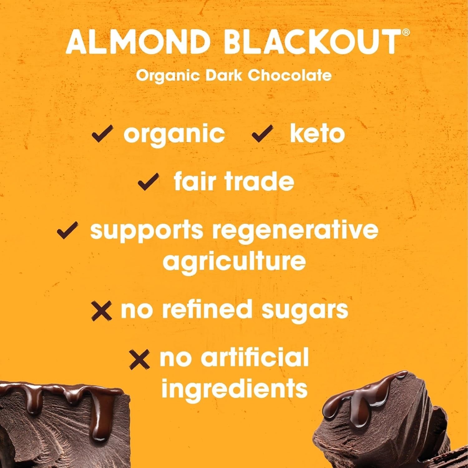 Chocolate Almond Blackout Bar