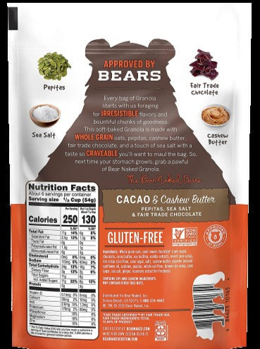 Cacao Cashew Butter Granola