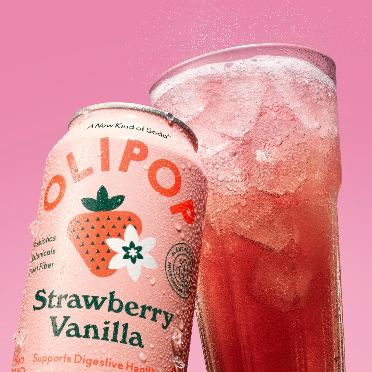 Prebiotic Soda - Strawberry Vanilla (12 Pack)