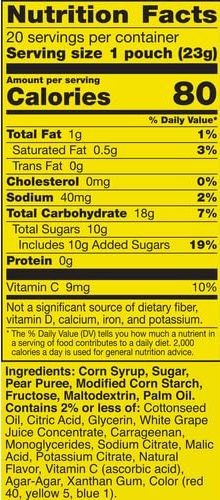 Watermelon And Sour Apple Fruit Flavored Snacks Family Size (20 CT)