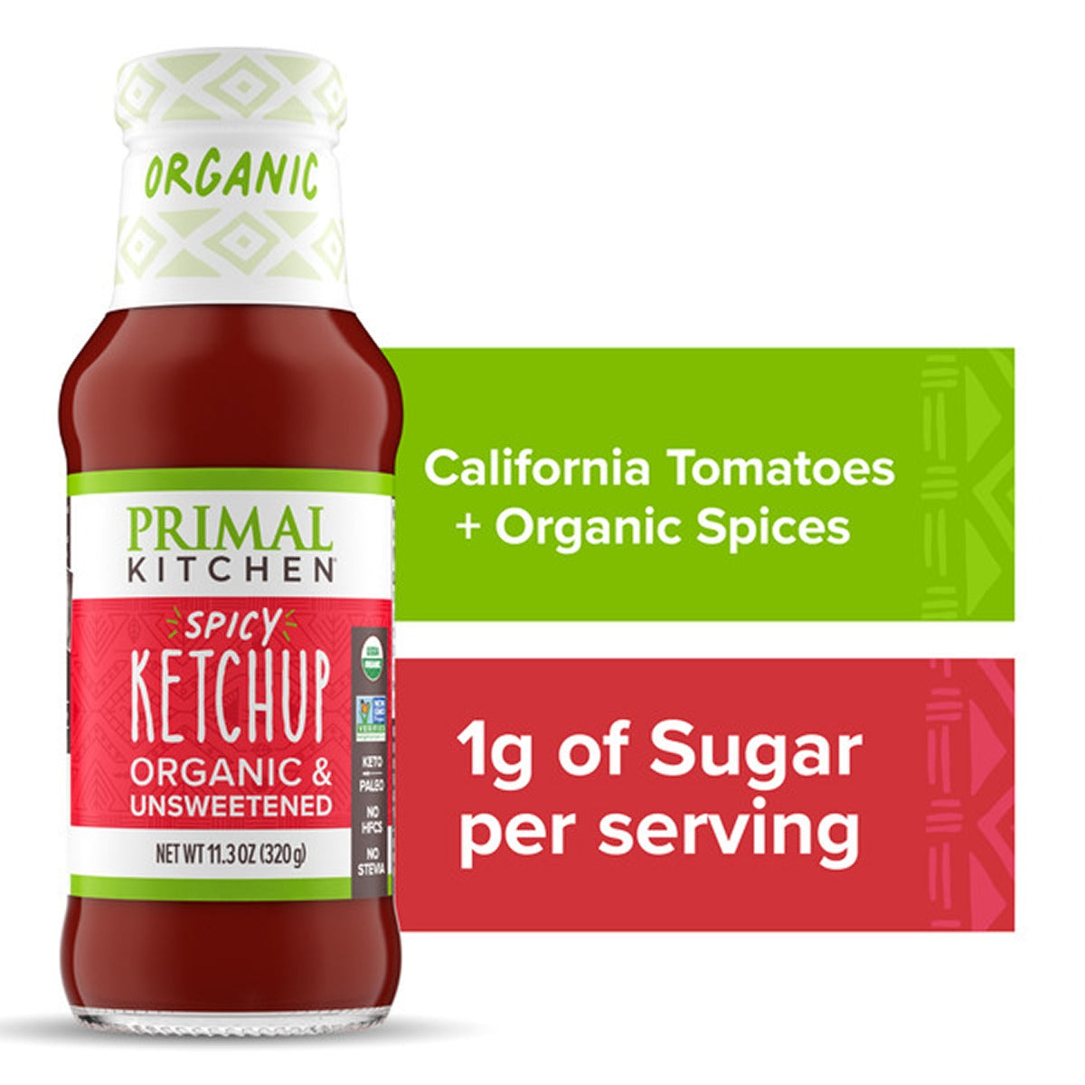 Organic Unsweetened Spicy Ketchup