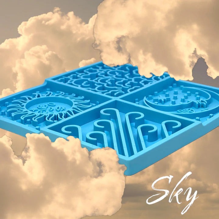 Yellow Sky Design eMat – Durable Dog Lick Mat Feeder