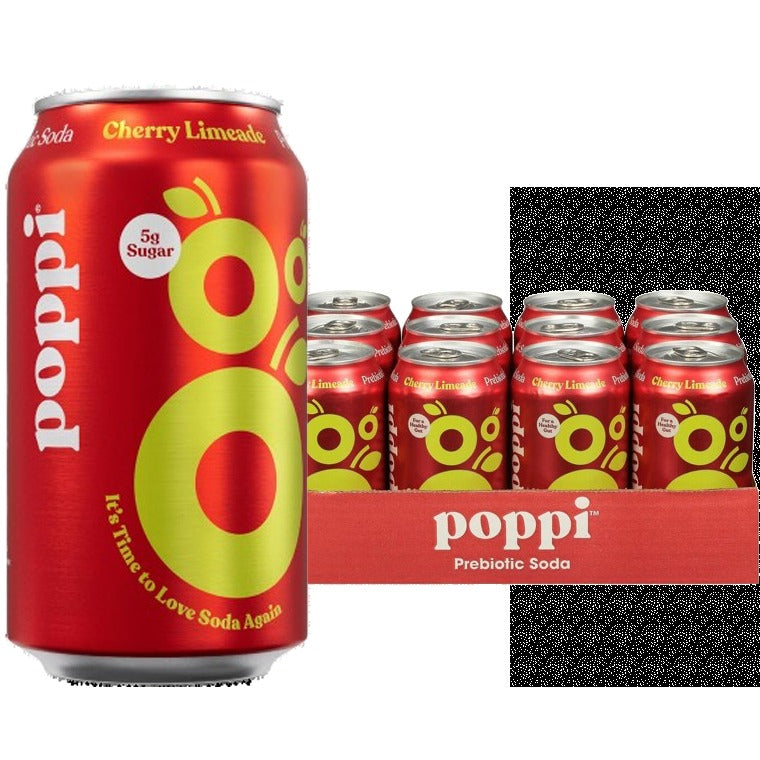 Cherry Limeade Prebiotic Soda (12 Pack)