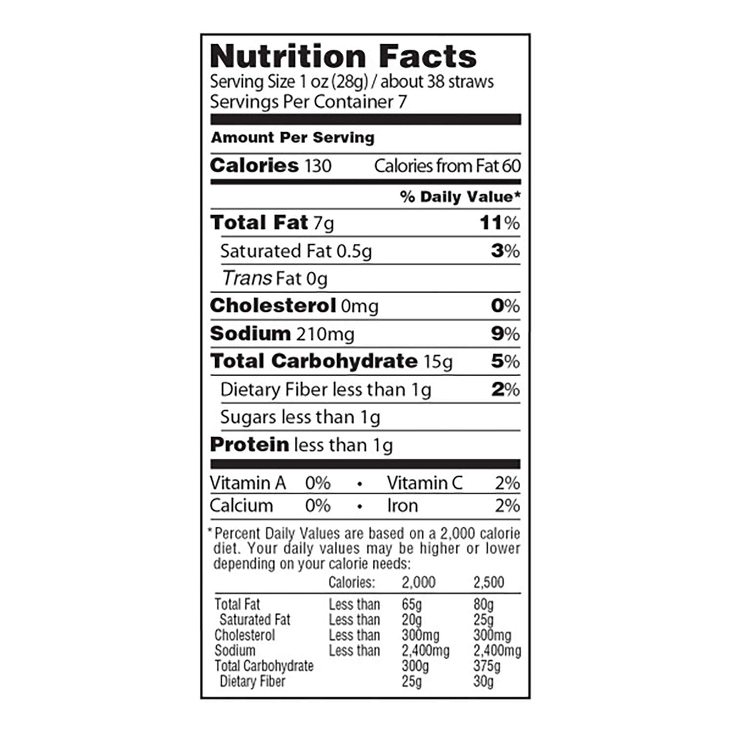 Sea Salt Veggie Straws