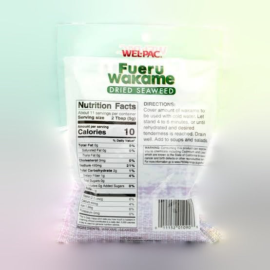 Dried Fueru Wakame Seaweed