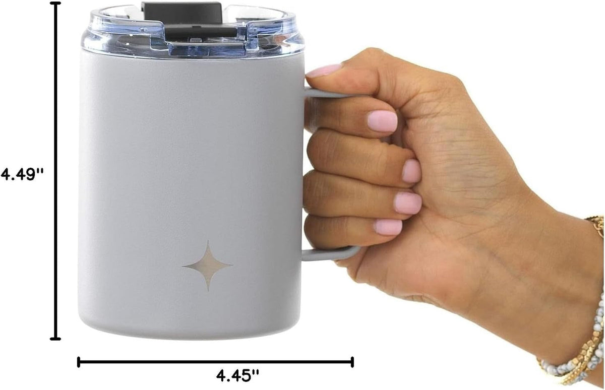 12oz Coffee Mug with Handle - Grey