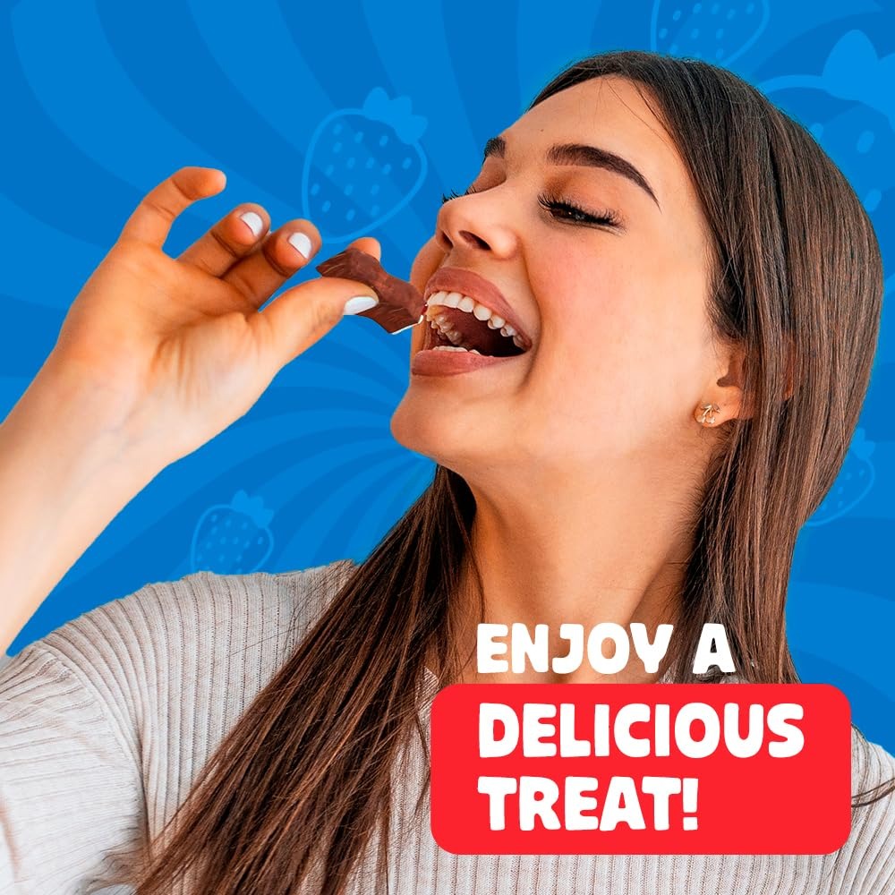 Ricolino Bubu Lubu - Chocolate Marshmallow Strawberry Gummy (24 CT)