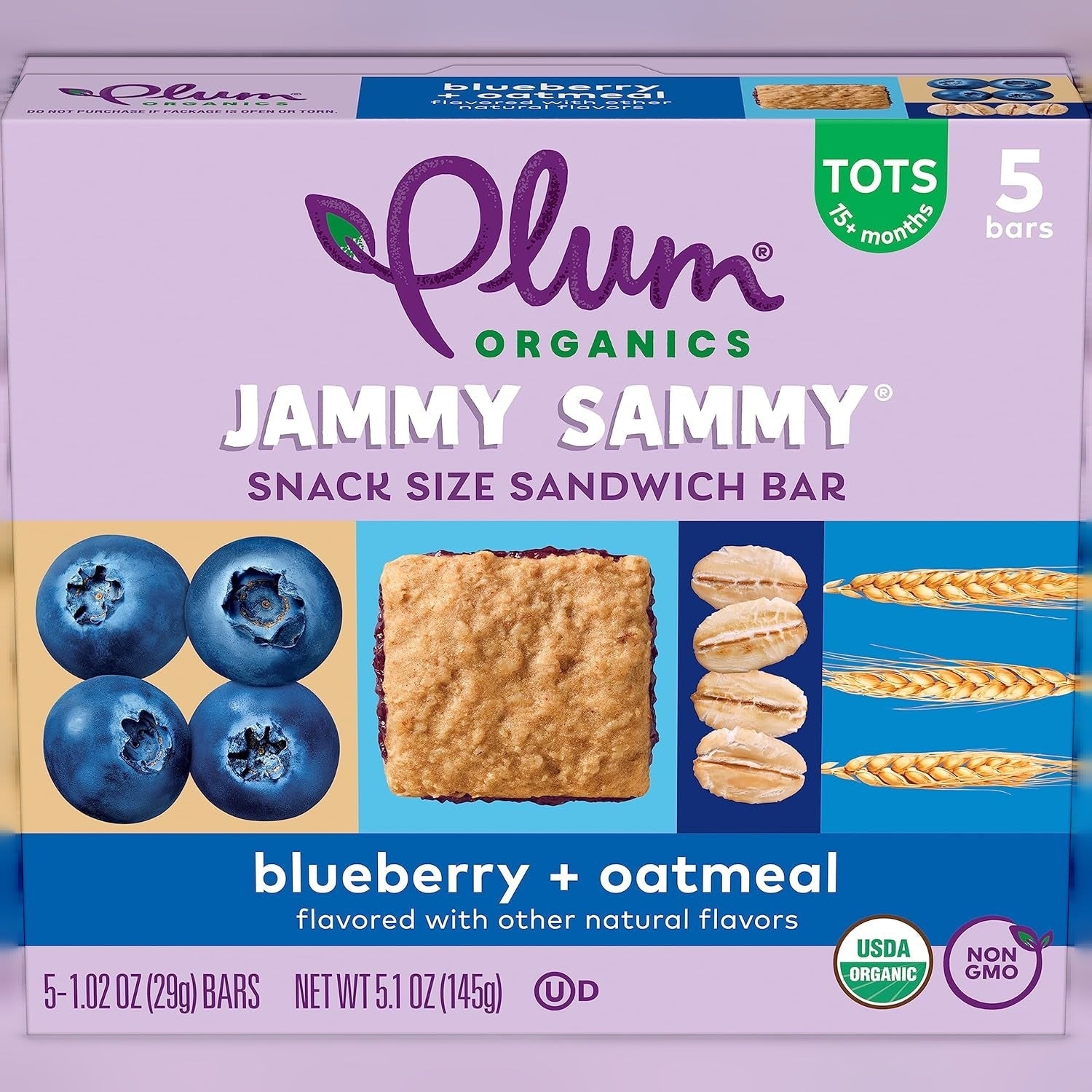 Sandwich Bar Blueberry + Oatmeal
