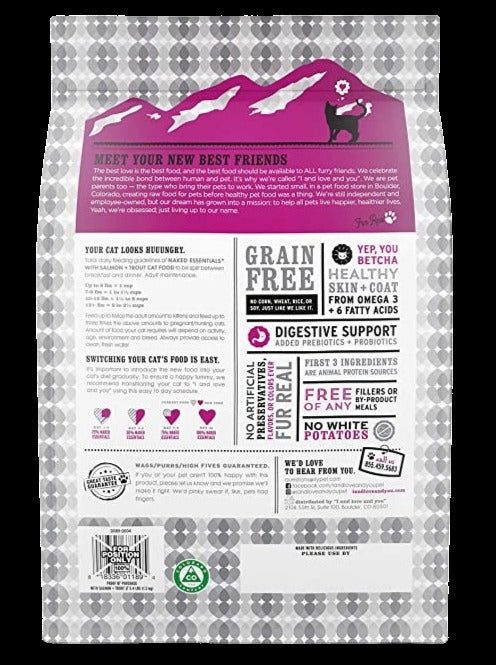 Naked Essential Grain Free Salmon Plus Trout Cat Food