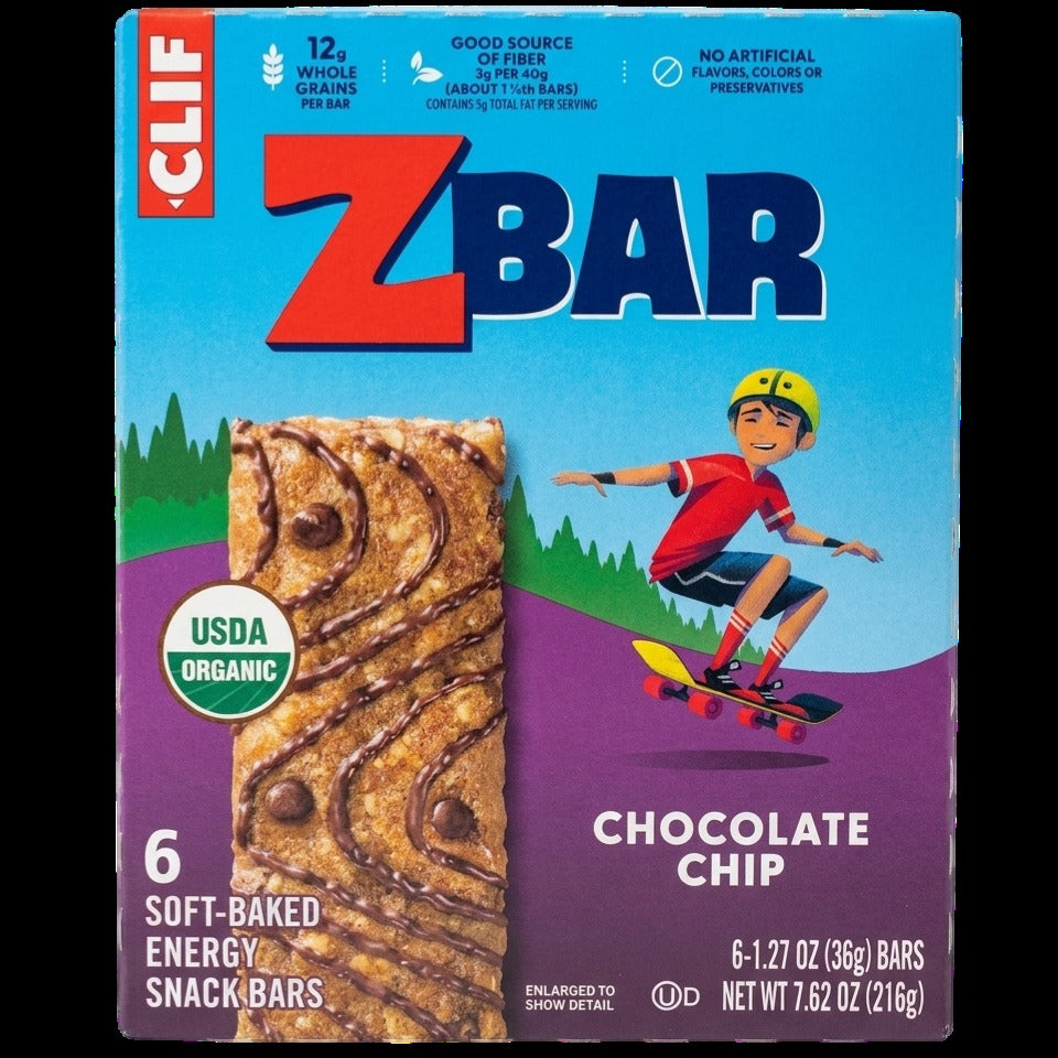 Zbar Organic Chocolate Chip Snack Bars (6 CT)
