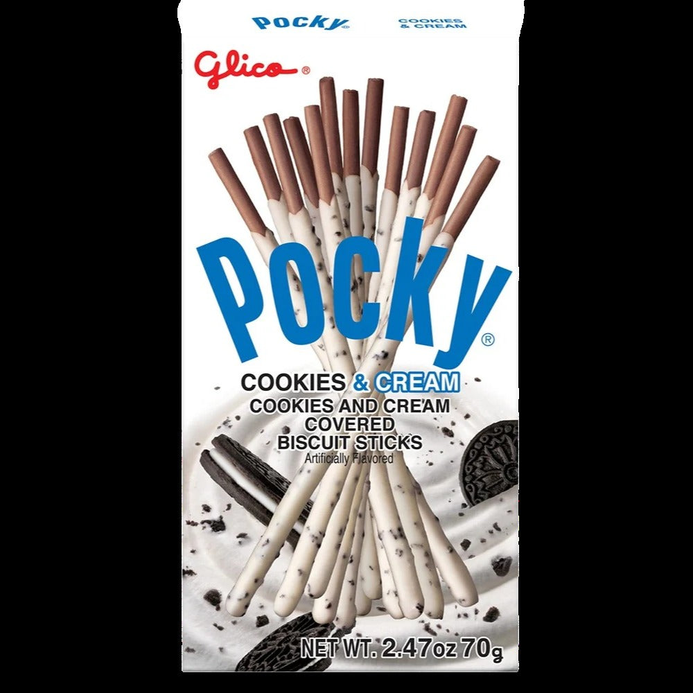 Pocky Cookies & Cream Biscuit Sticks (10 Pack)