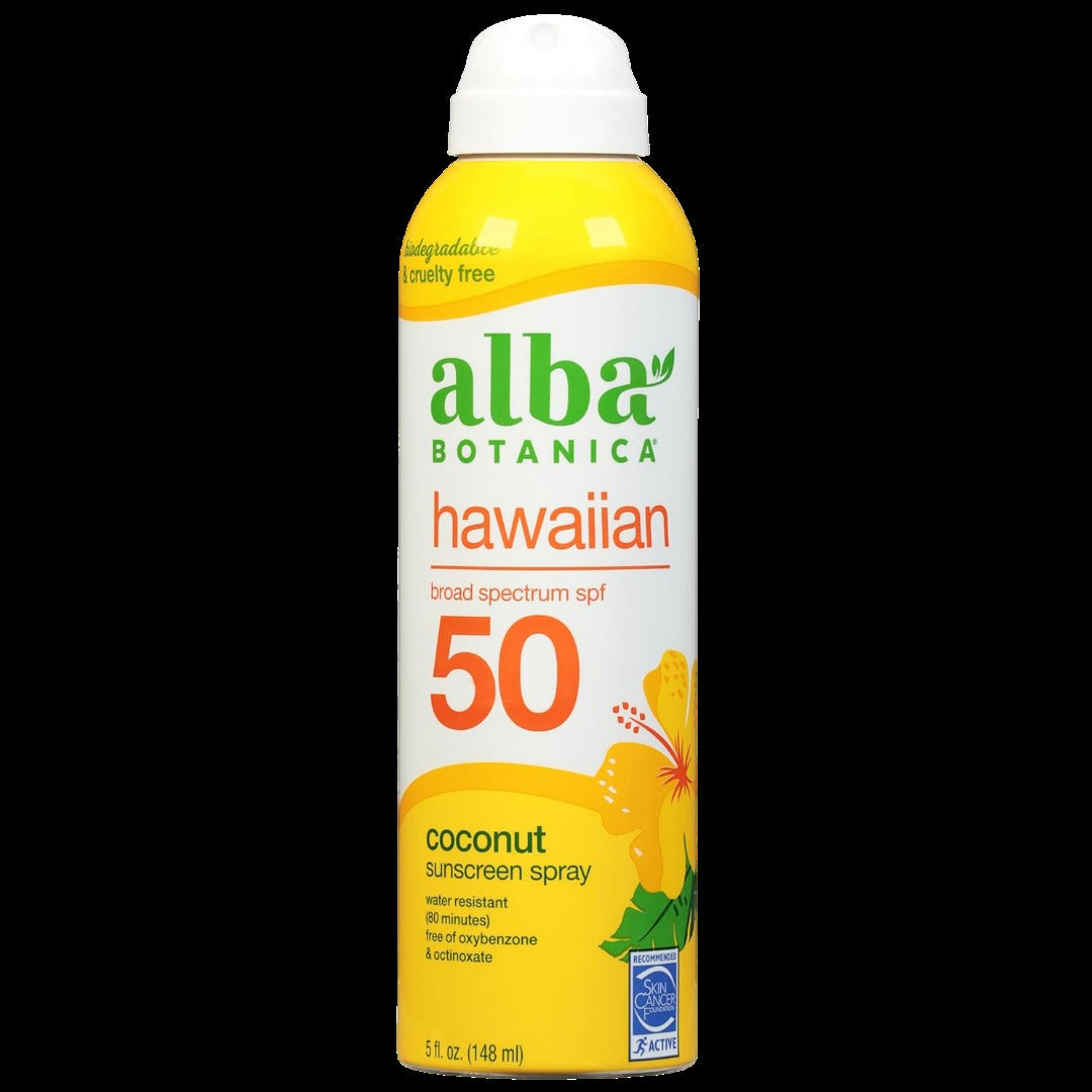 Hawaiian Coconut Sunscreen Spray, Spf 50