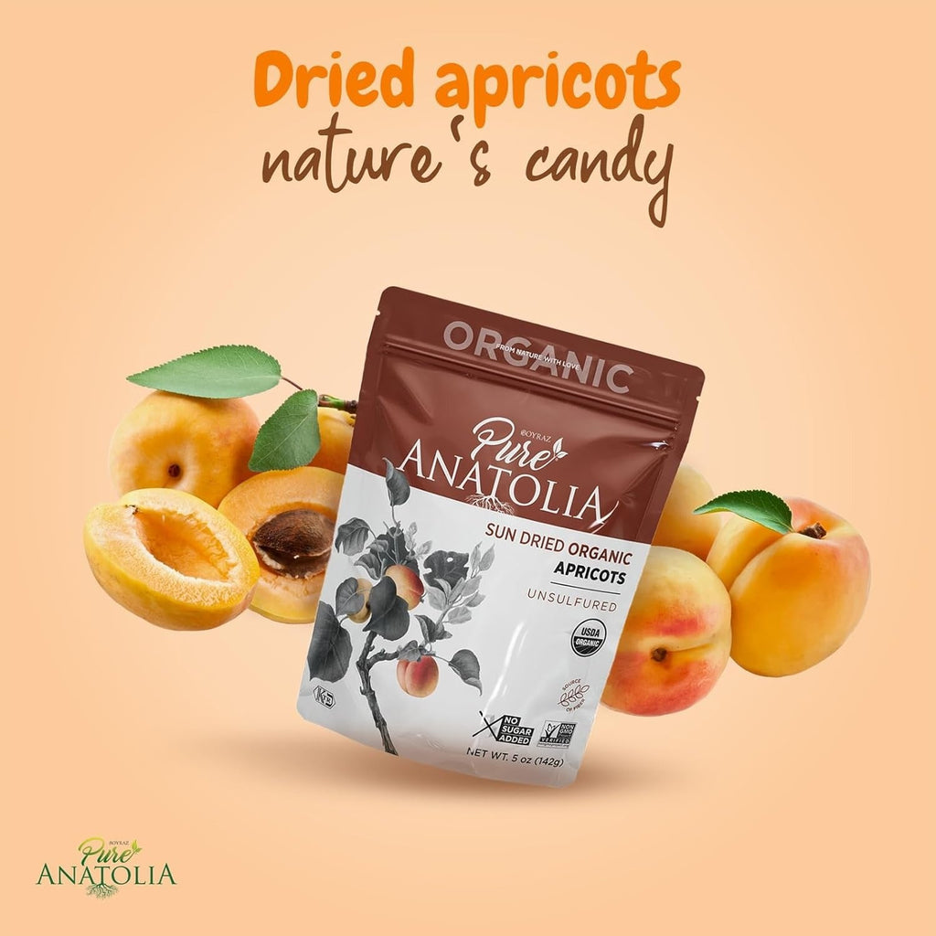 Organic Sun-Dried Apricots