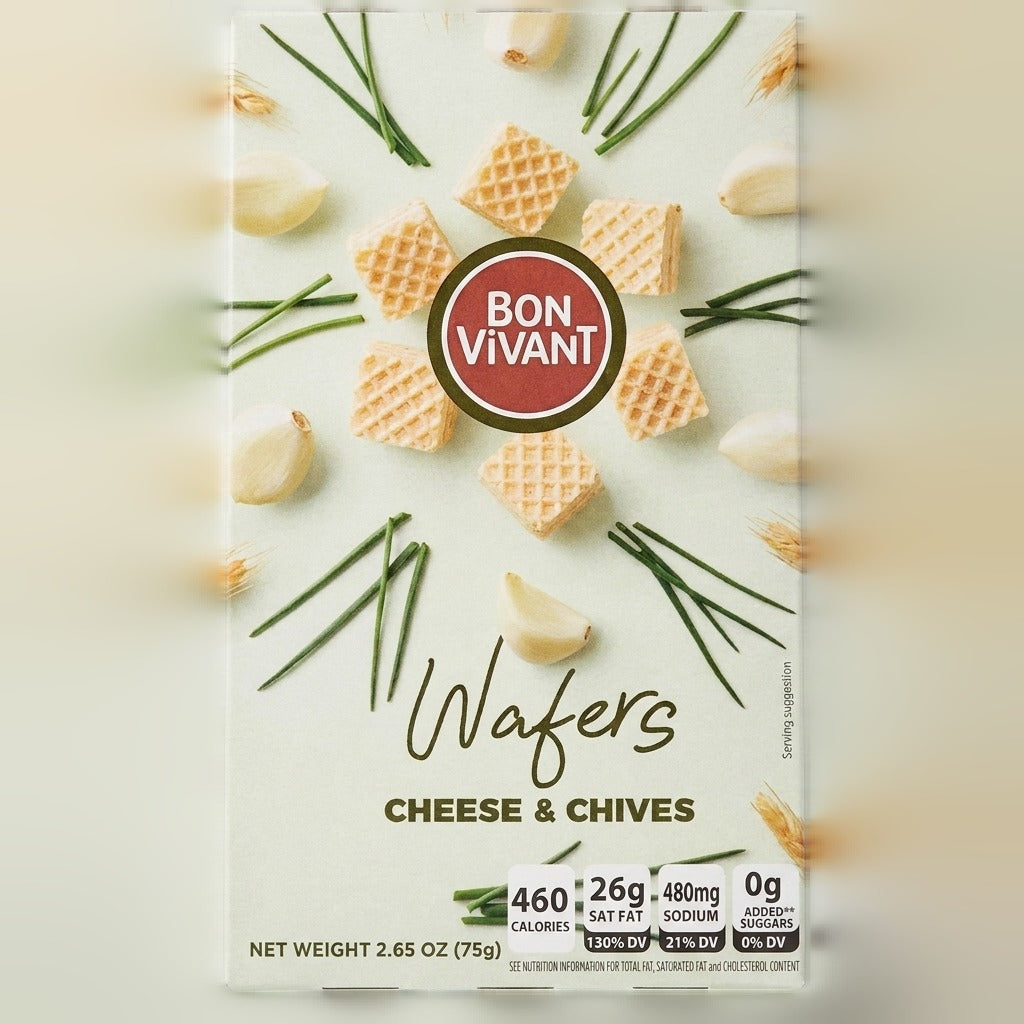 Cream Cheese & Chives Wafers Box