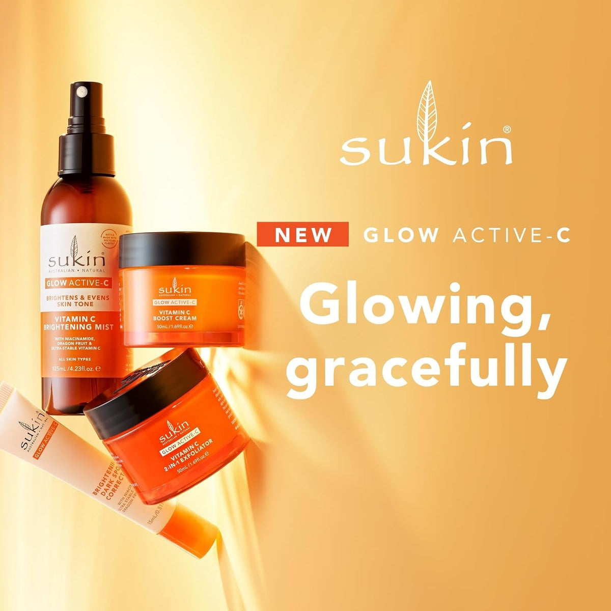 Glow Active-C 2 in 1 Exfoliator